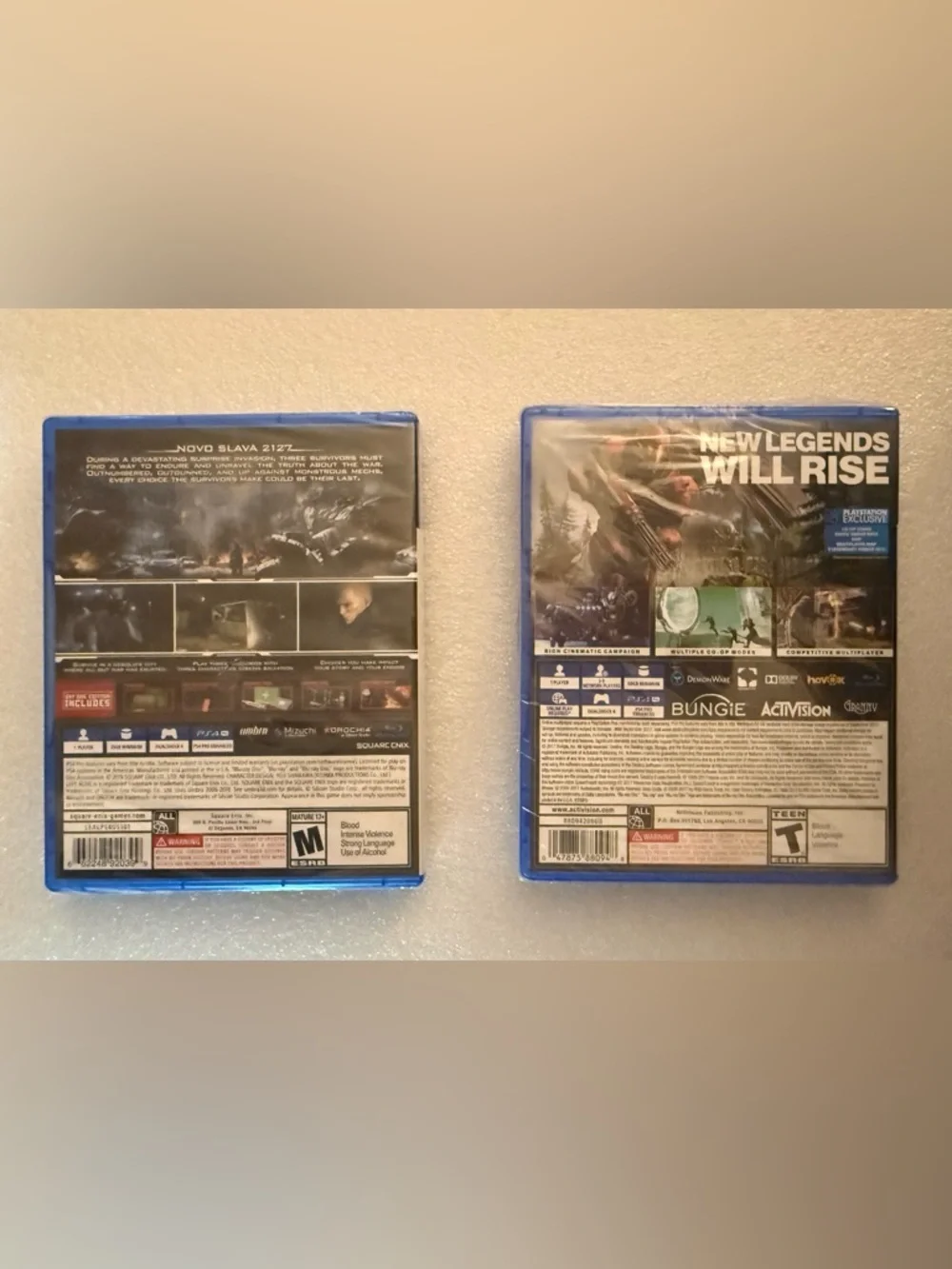 PS4 Game BUNDLE - Left Alive Day One Edition & Destiny 2 - Brand New & Sealed
